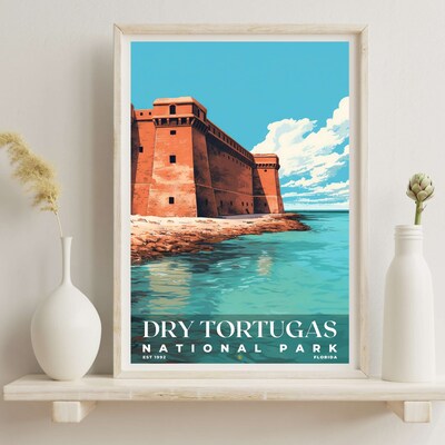 Dry Tortugas National Park Poster, Travel Art, Office Poster, Home Decor | S7 - image6
